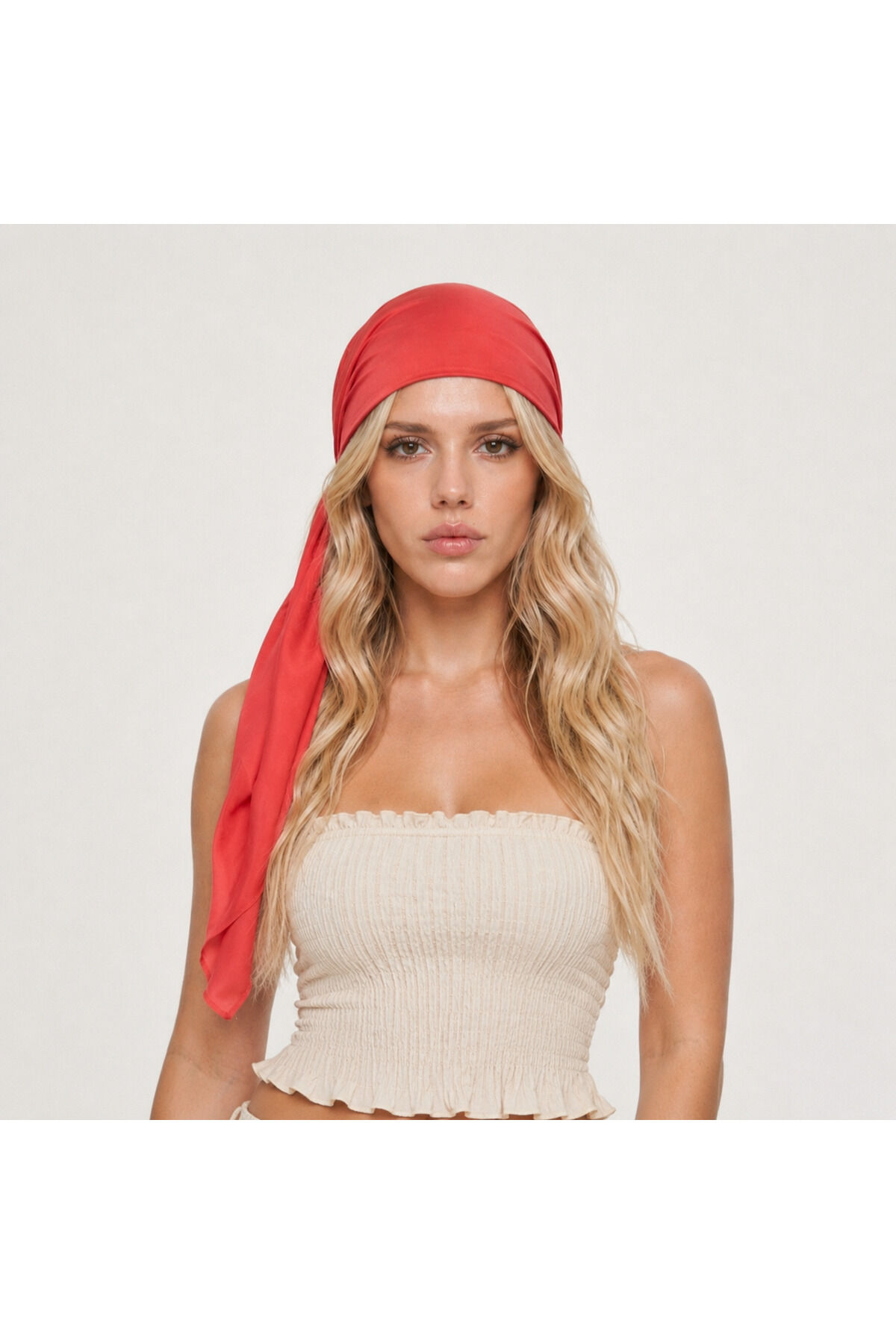 Şifon eşarp saç bandı eşarp bandana