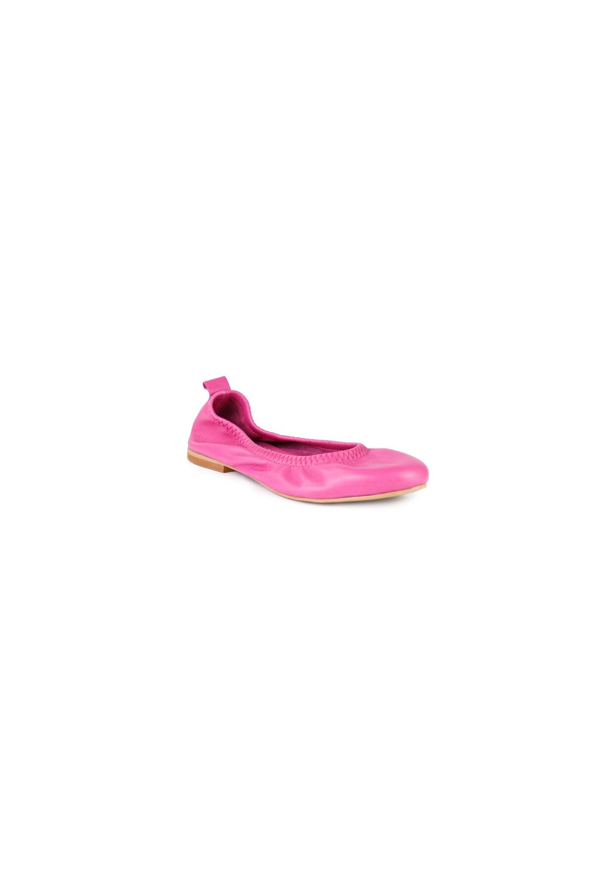 Yuvarlak Burun Katlanır Babet Pembe - 36