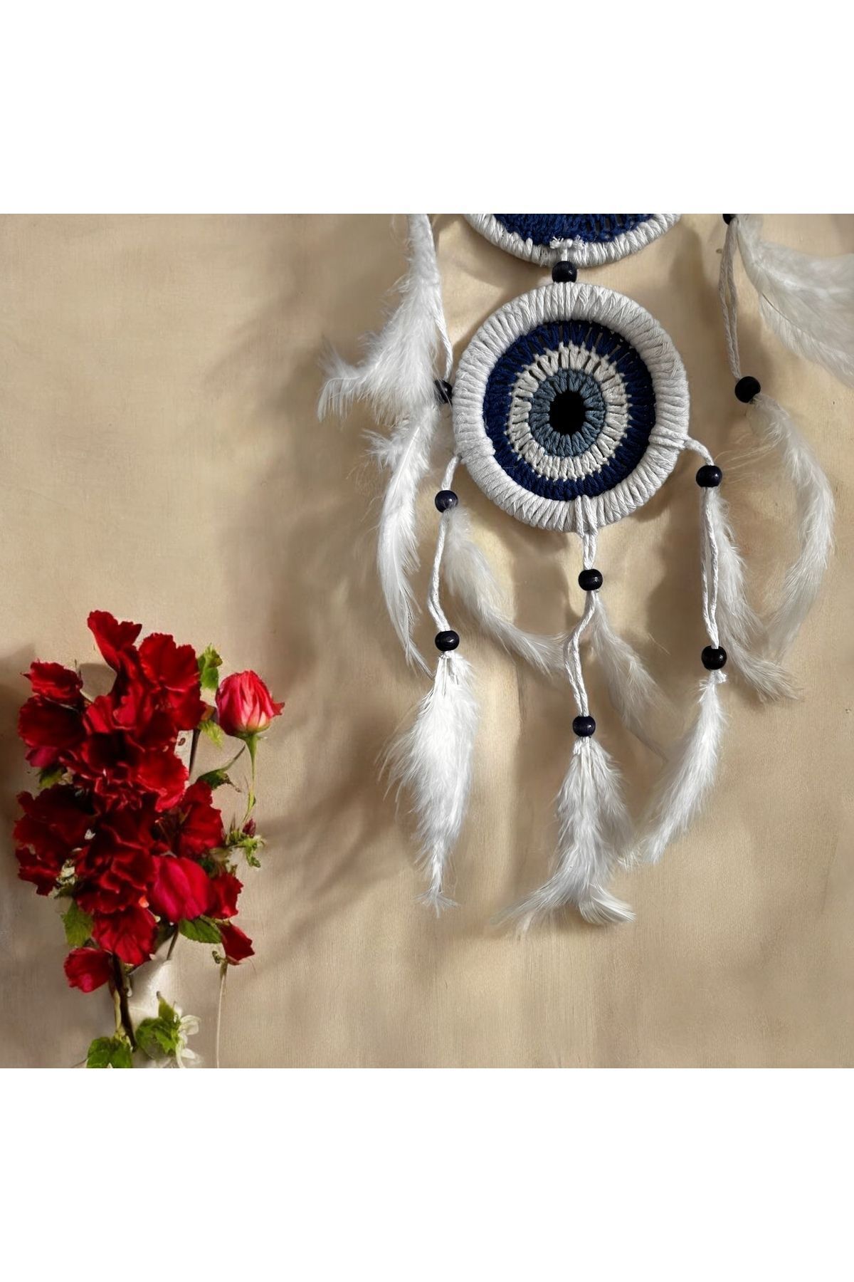 Nazar boncuklu Düş Kapanı, Rüya Kapanı, Dream Catcher