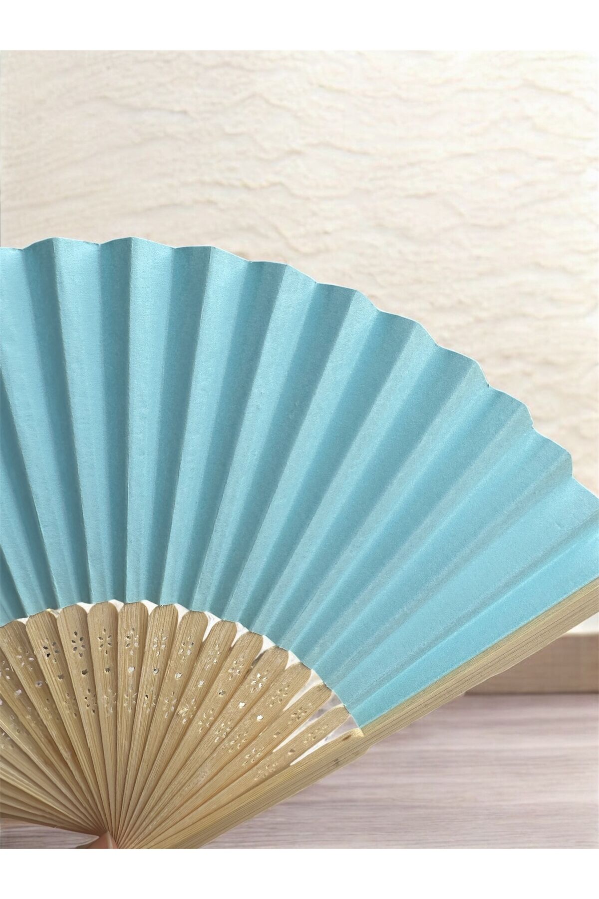 Renkli Bambu yelpaze Bambu Kağıt Yelpaze serinletici dekoratif plaj festival yelpaze