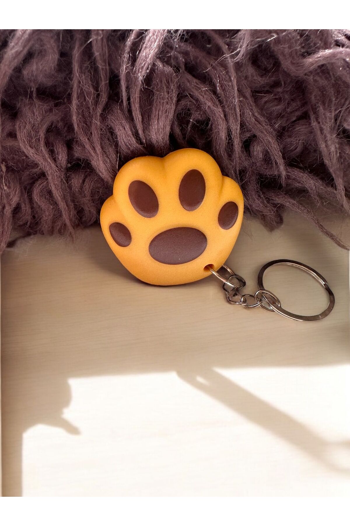 Pati Maket Bıçak Kedi Pati Anahtarlık Maket Bıçağı Taşınabilir Falçata Mini