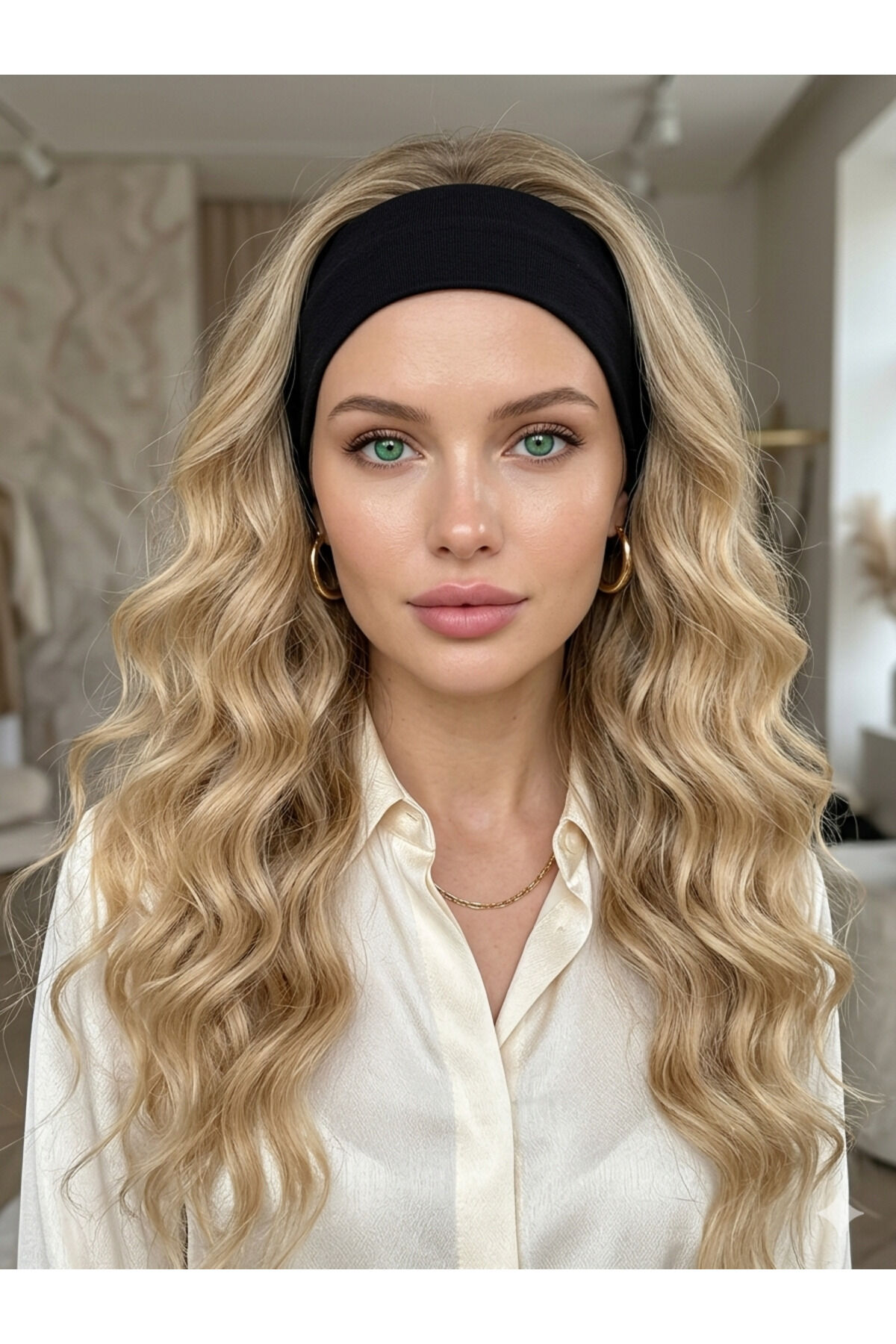 Bordo pamuklu saç bandı lastik yumuşak bandana siyah saç bandı