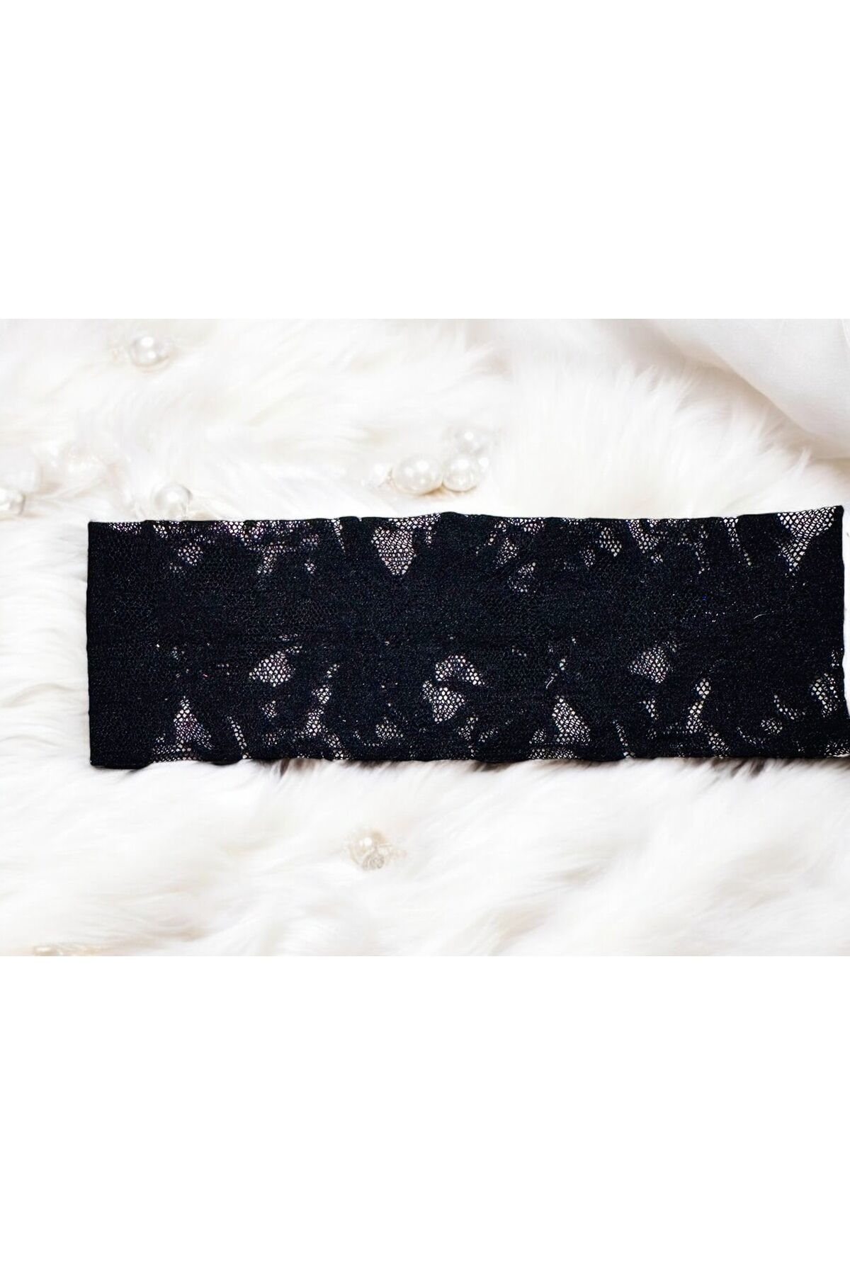 Dantel Kalın saç Bandı dantel bandana hediye saç bandı parlak bandana