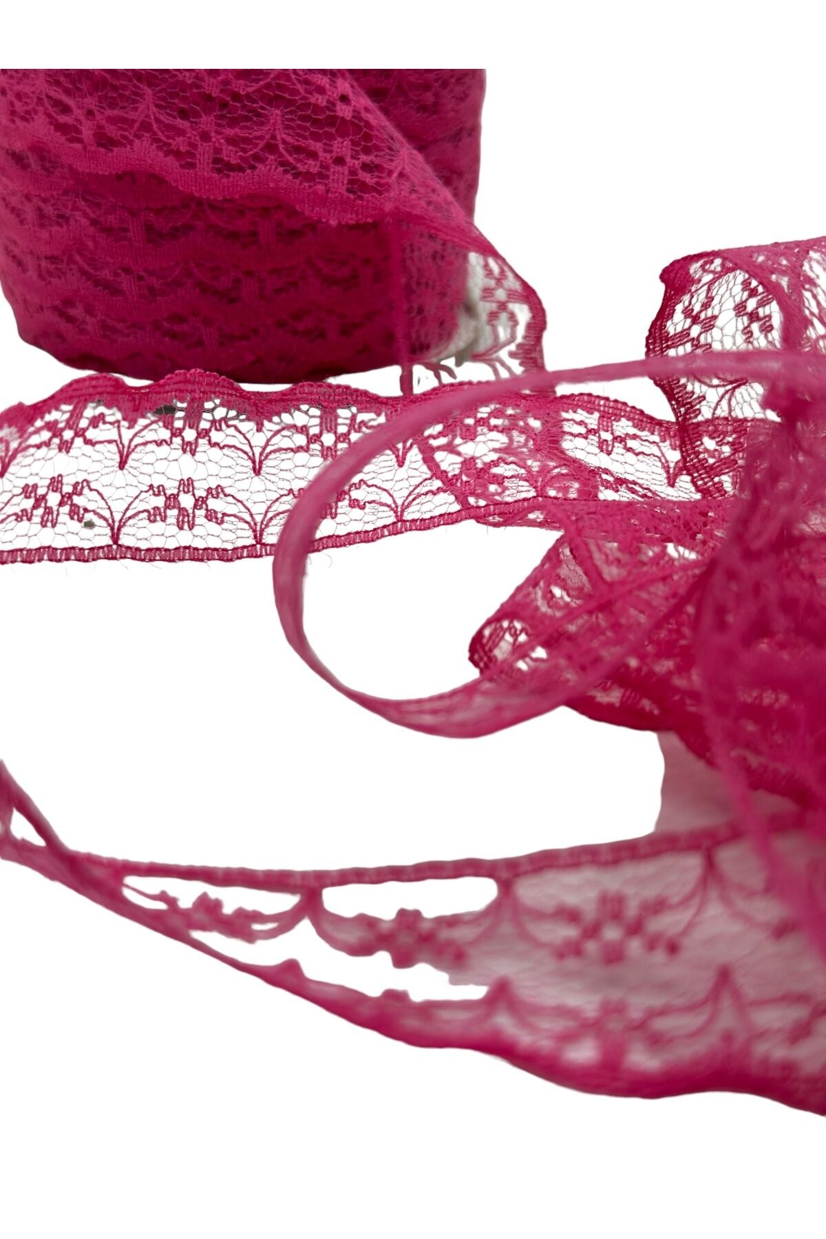 Dantel Kurdele 2cm 3 metre pembe