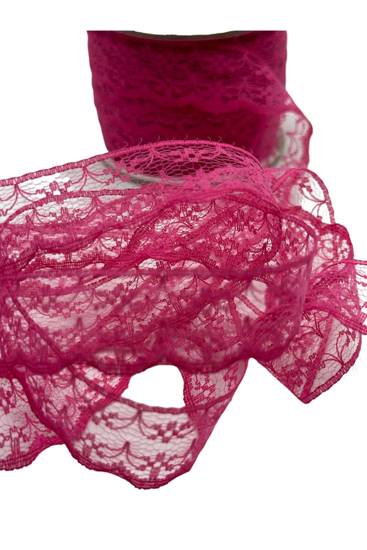 Dantel Kurdele 2cm 3 metre pembe