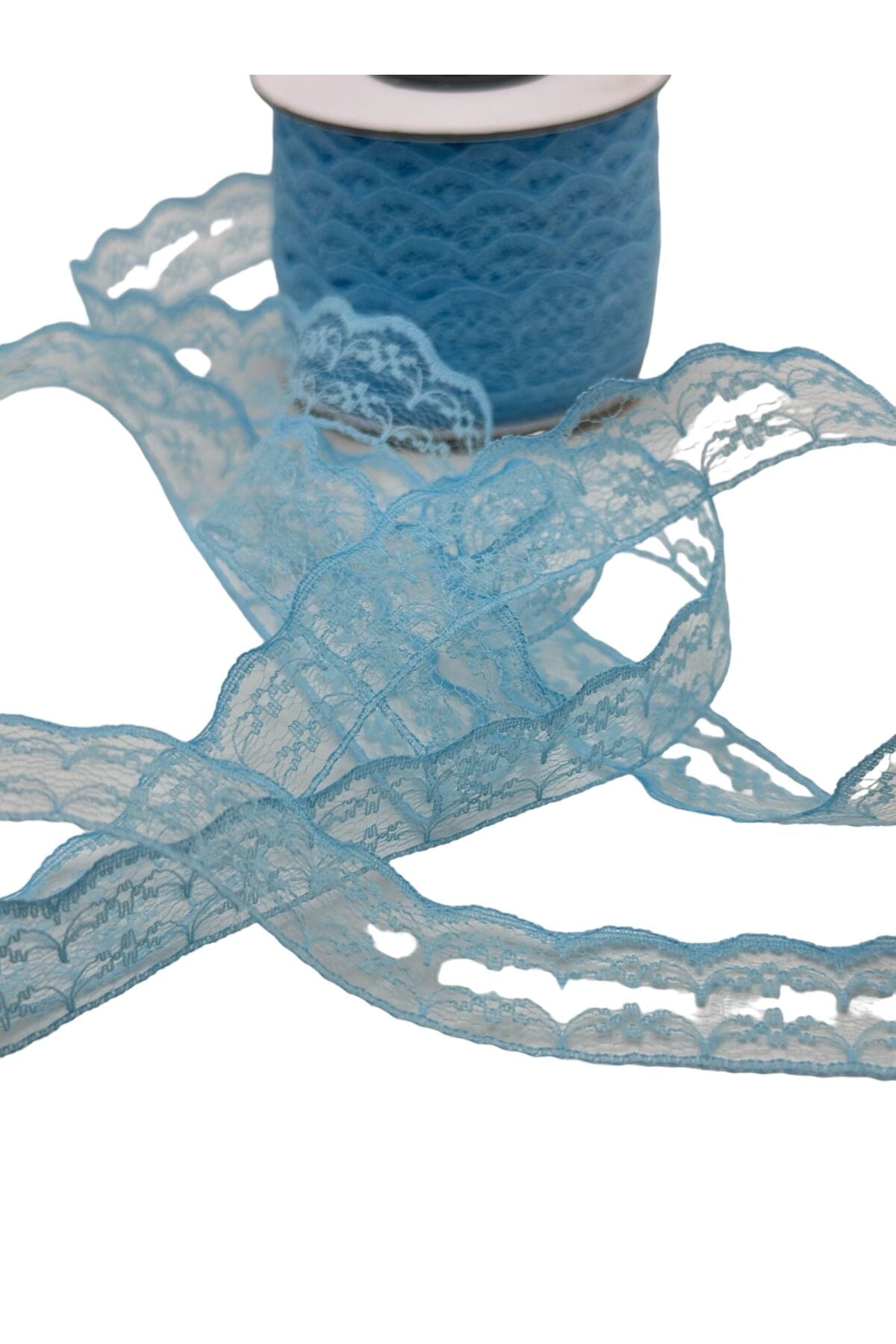 Dantel Kurdele 2cm 3 metre mavi