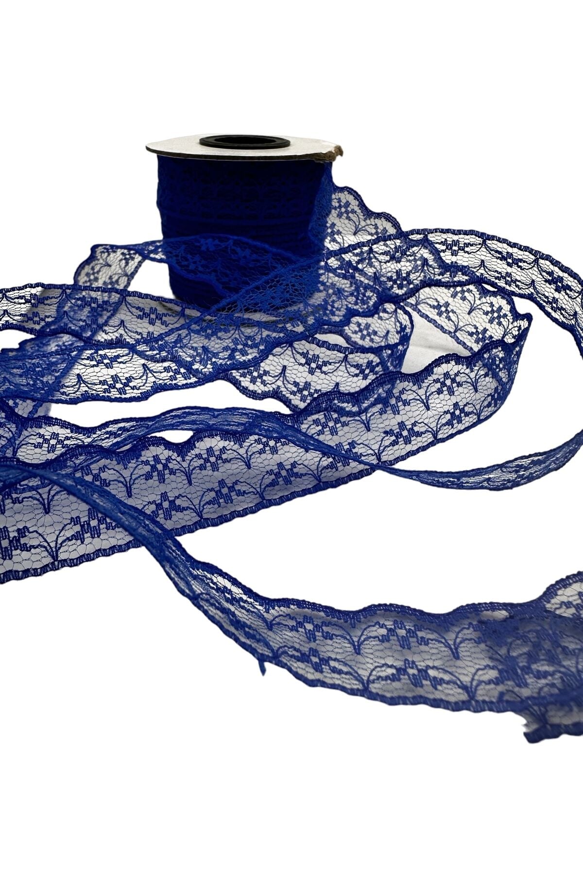 Dantel Kurdele 2cm 3 metre saks mavi