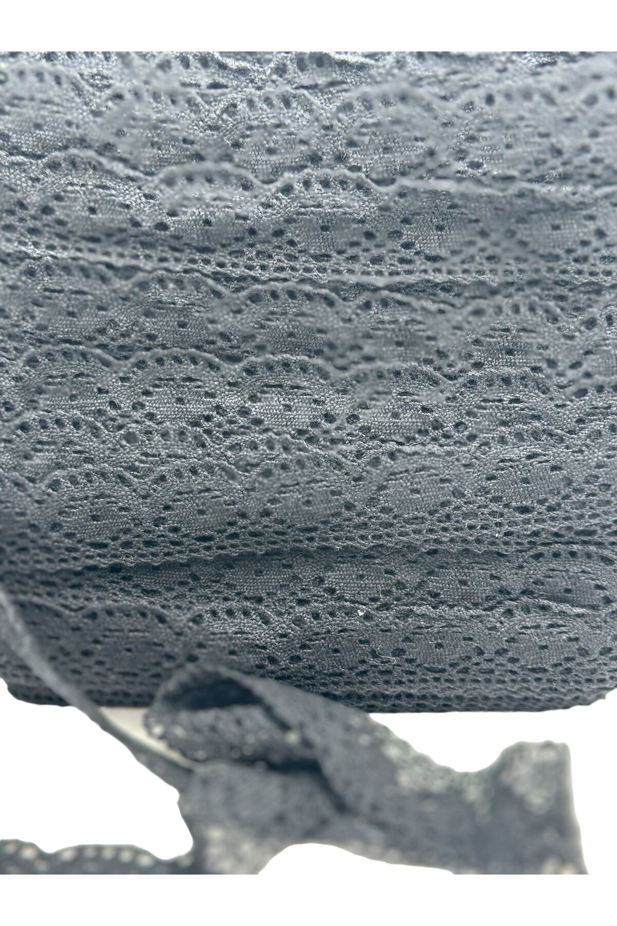 Pamuklu Dantel şerit güpür  Dantel şerit 3 metre krem