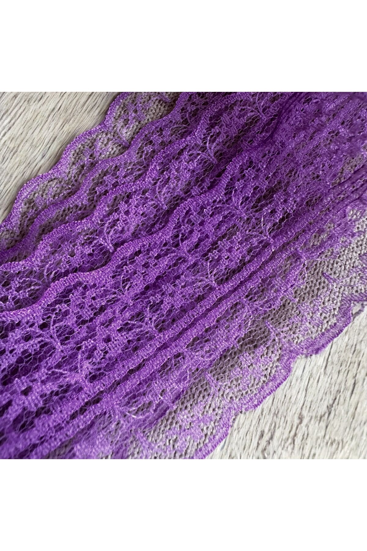 Dantel kurdele İşlemeli Dantel Trim Şerit Bant Giysileri El Sanatları 4cm 3metre mor