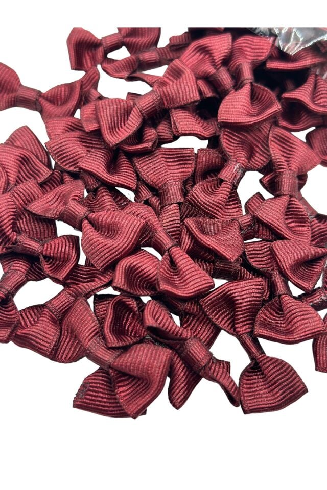 Grogren kurdele Fiyonk 24 adet bordo