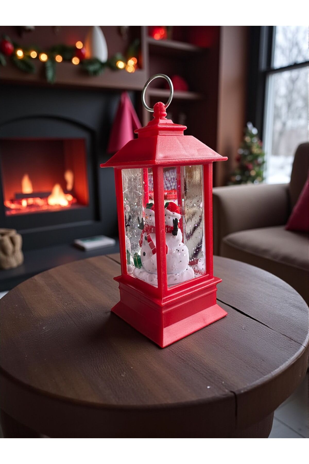 Led Yılbaşı süsü Noel baba klubesi ışıklı Süs Çam ağacı led