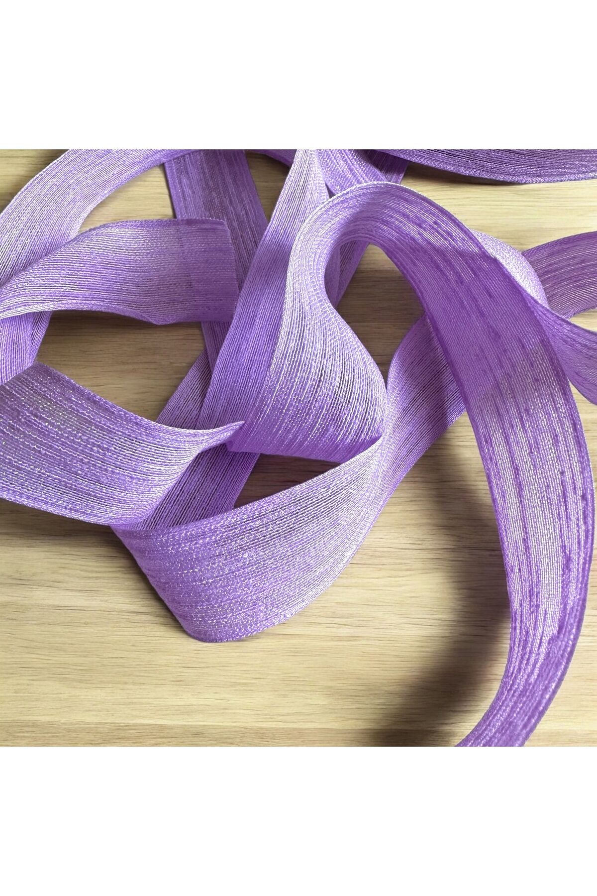 Keten Kurdele 5 Metre 2 Cm Fiyonk Kurdelesi lila