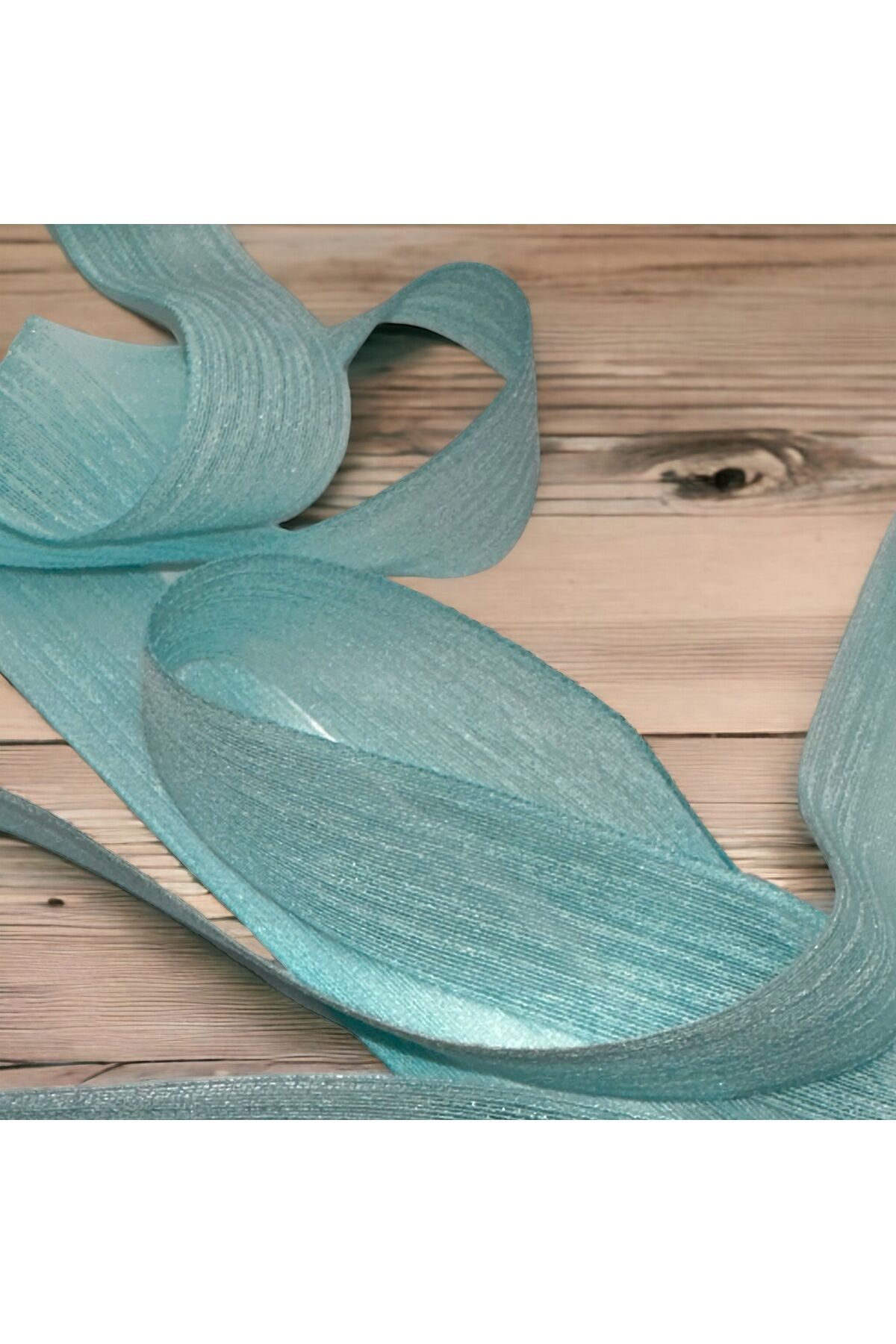 Keten Kurdele 5 Metre 2 Cm Fiyonk Kurdelesi bebek mavisi