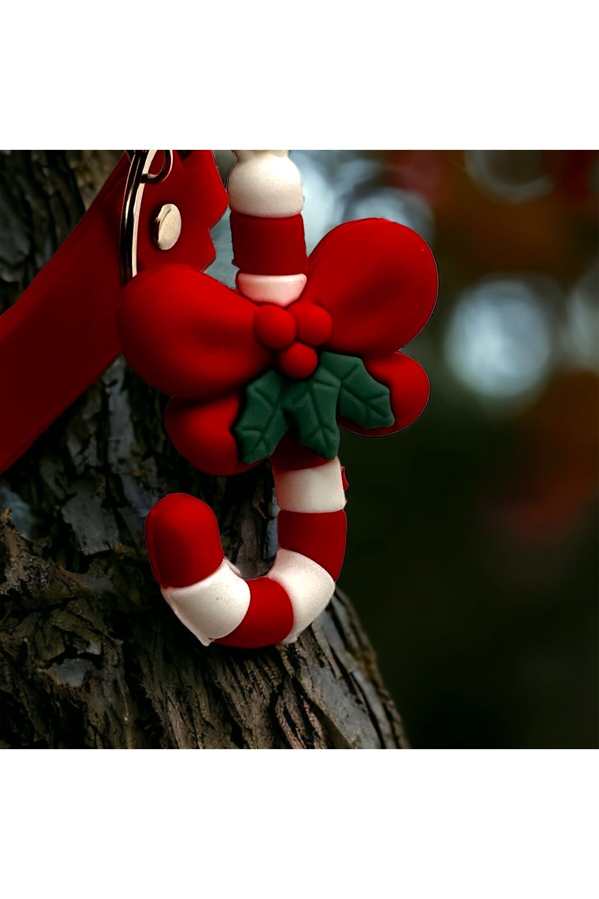 Yılbaşı Temalı Anahtarlık Yılbaşı Hediyesi Anahtarlık Noel Baba Anahtarlık Hediye Anahtarlık