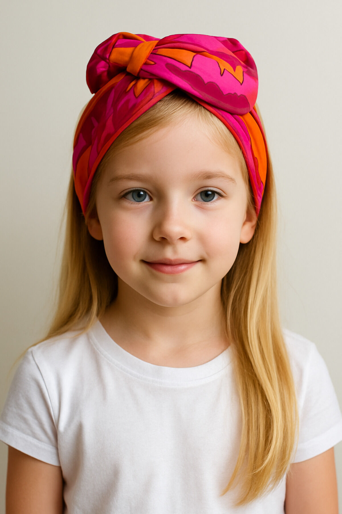 Çocuk Telli Bandana Çoçuk saç Bandı Çocuklar için rekli saç bandı Çok Renkli