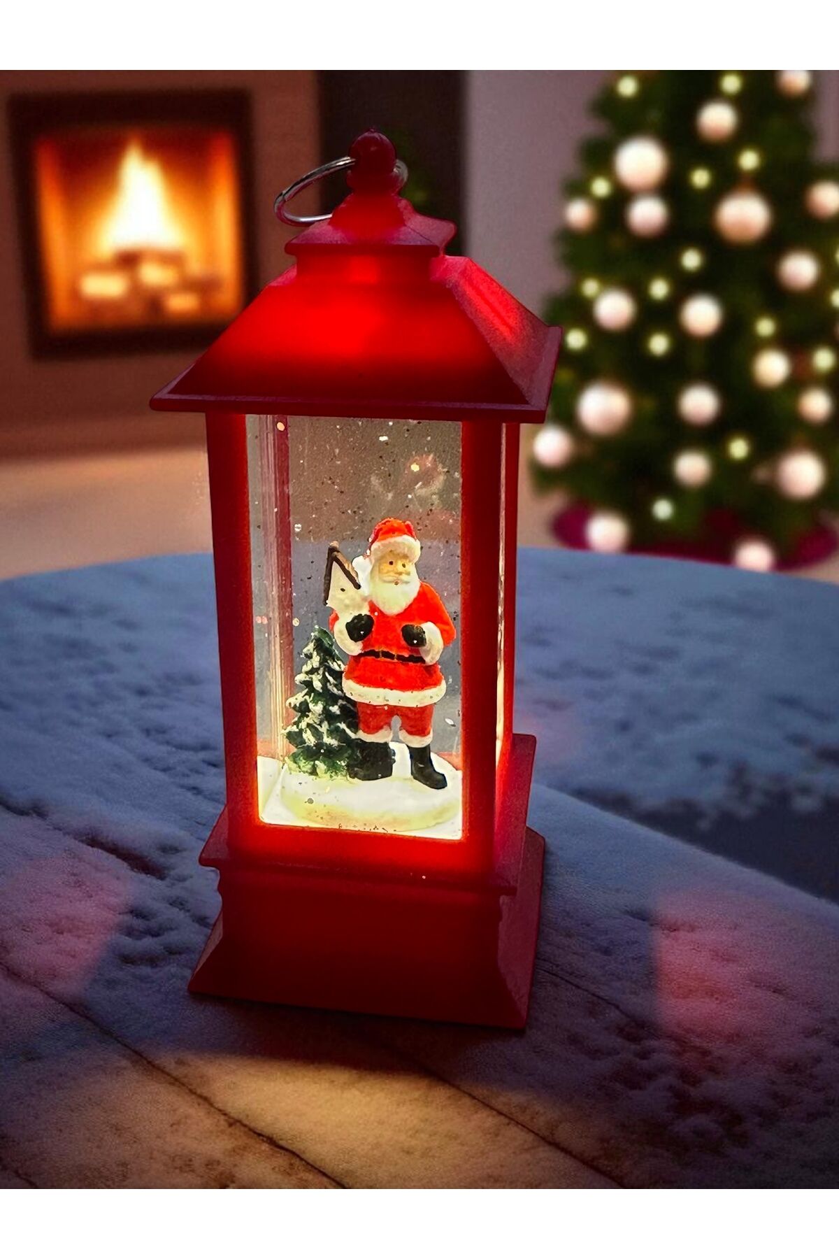 Led Yılbaşı süsü Noel baba klubesi ışıklı Süs Kardan adam Kırmızı noel baba