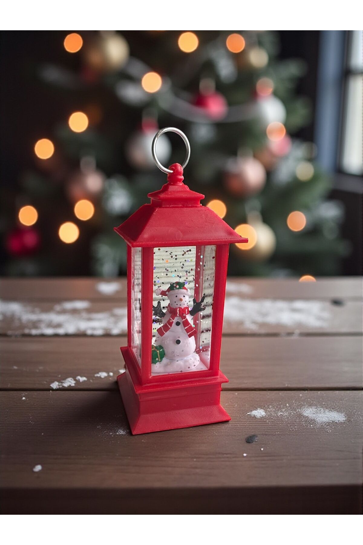 Led Yılbaşı süsü Noel baba klubesi ışıklı Süs Çam ağacı led Kırmızı kardan adam