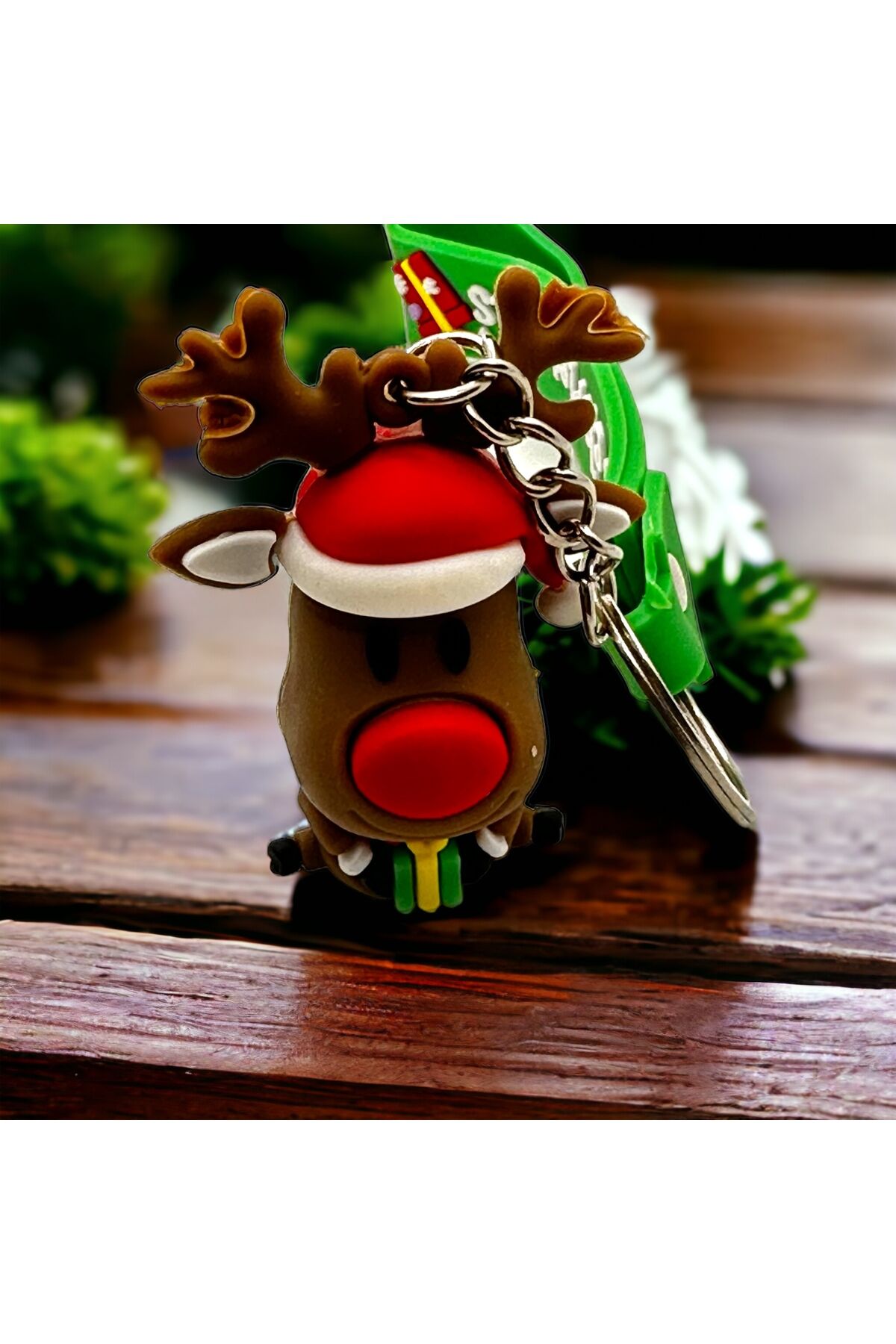 Yılbaşı temalı Anahtarlık Yılbaşı hediyesi Anahtarlık Noel Baba Anahtarlık