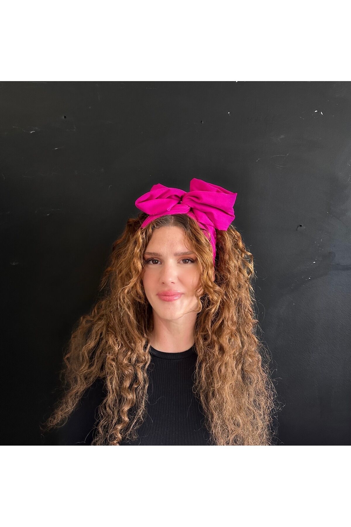 Fuşya Telli Bandana