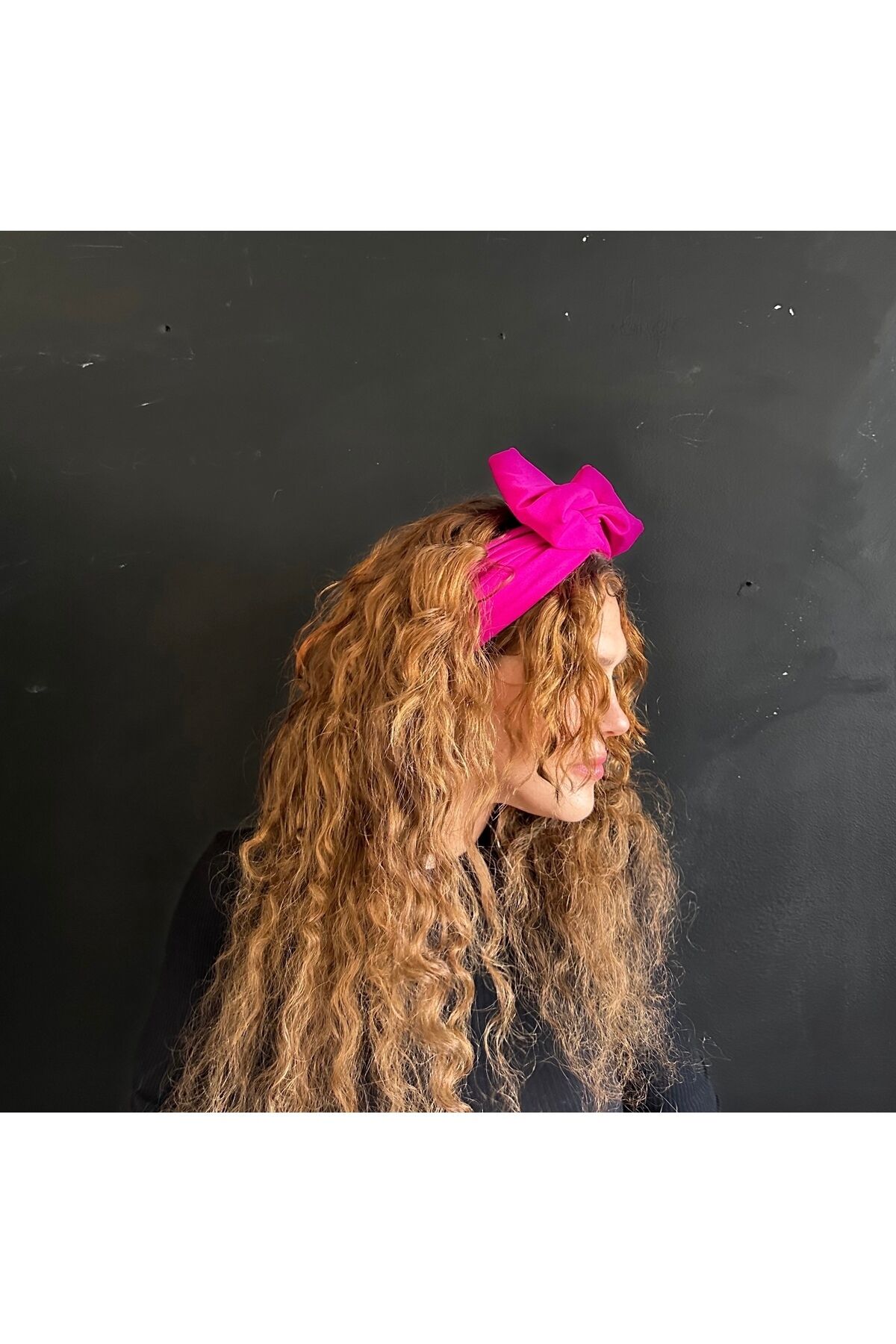 Fuşya Telli Bandana