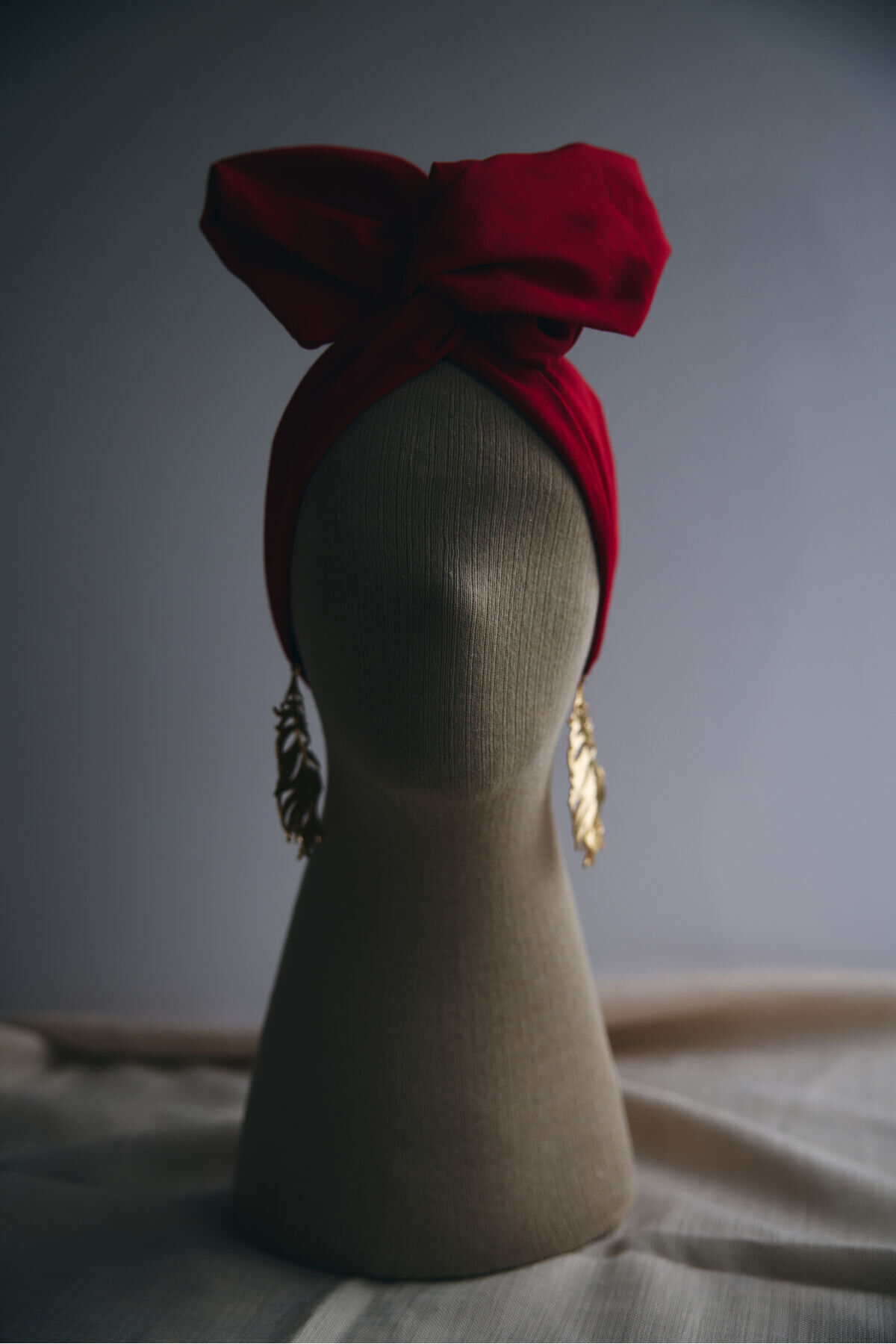 Kırmızı Telli Bandana Kırmızı saç bandı