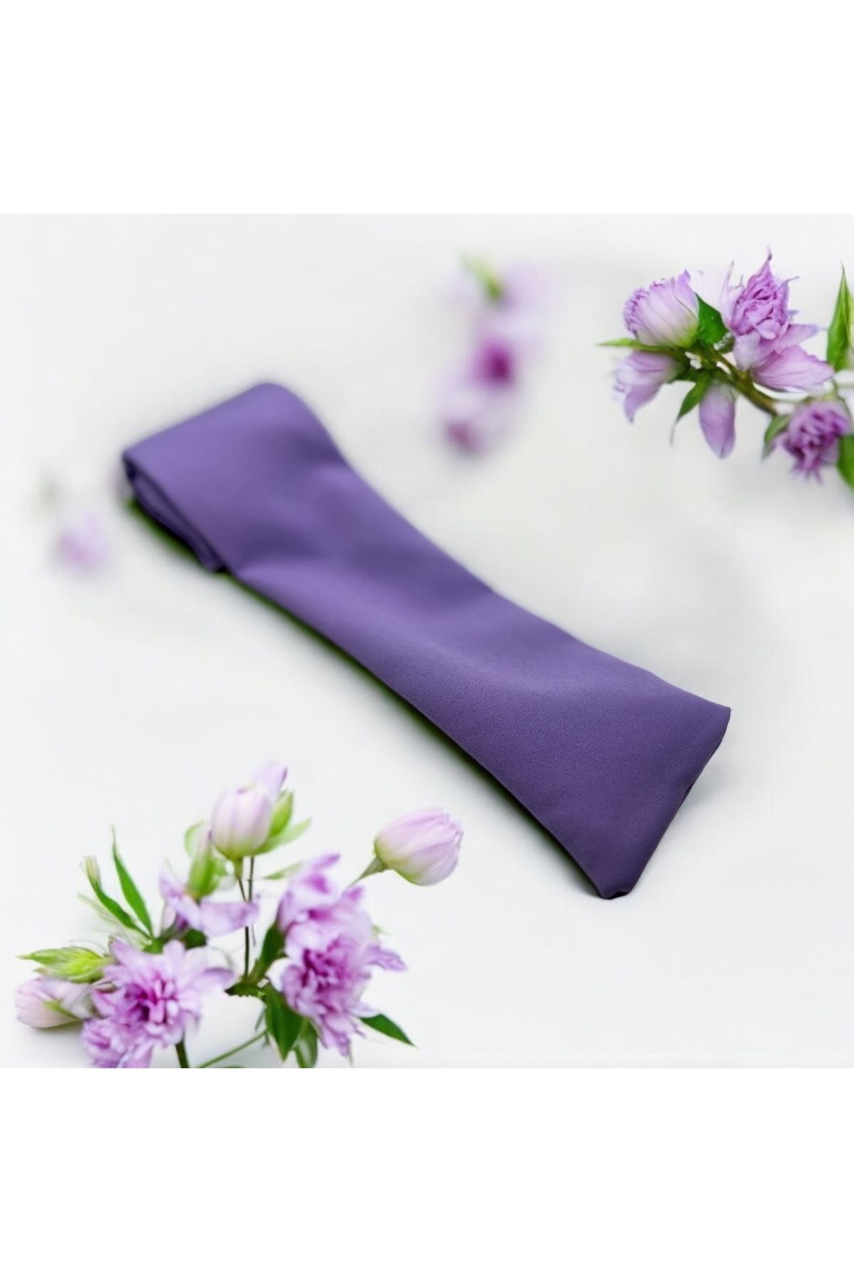 Lila Telli Bandana Renkli Saç Bandı