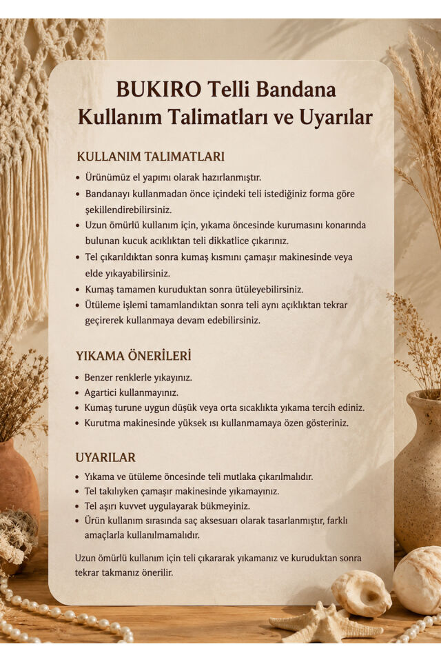 Zımba detaylı telli bandana zincir saç bandı tasarım delikli zincirli telli bandana